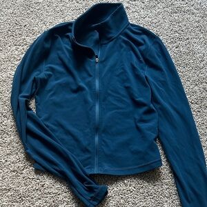 Aritzia GOLDEN Blue Full-Zip Jacket